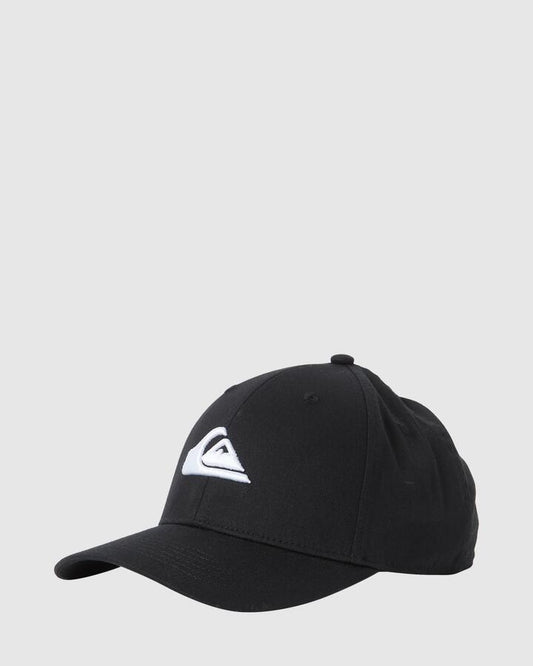 Image of Hats. Productname: Quiksilver Mens Decades Cap Black - in Black colour by brand - Quiksilver