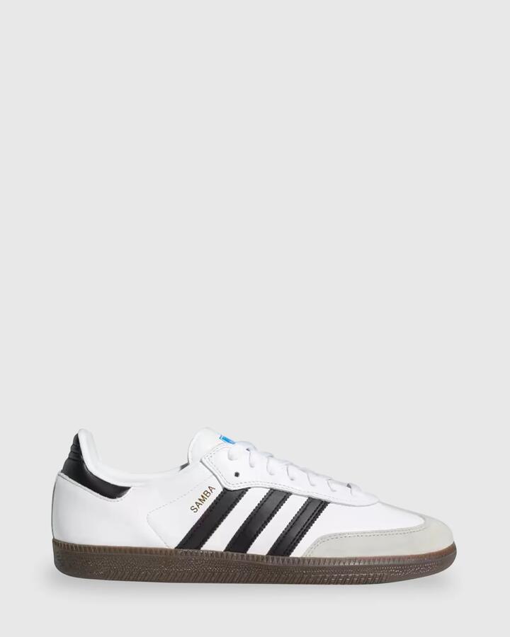 Image of Sneakers. Product name - adidas Unisex Samba Adv Sneakers Ftwwht/Cblack/Gum5 in Ftwwht/Cblack/Gum5 colour by brand - Adidas