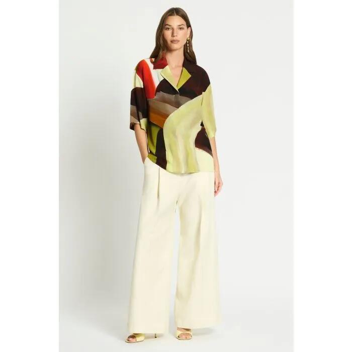 Image of a model wearing Tops. Productname: Dissimulation Shirt in PRINT colour by brand - sass and bide