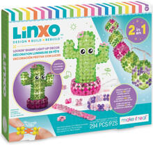 Image of Toys. Product name - Make It Real LinXo Lookin' Sharp! Light-Up Decor 2-in-1 Create A Light Up Cactus in colour by brand - Toymate
