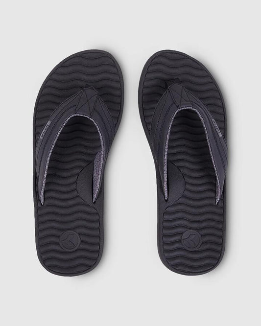 Image of Sandals. Productname: Kustom Mens Quest Thongs Black - in Black colour by brand - Kustom