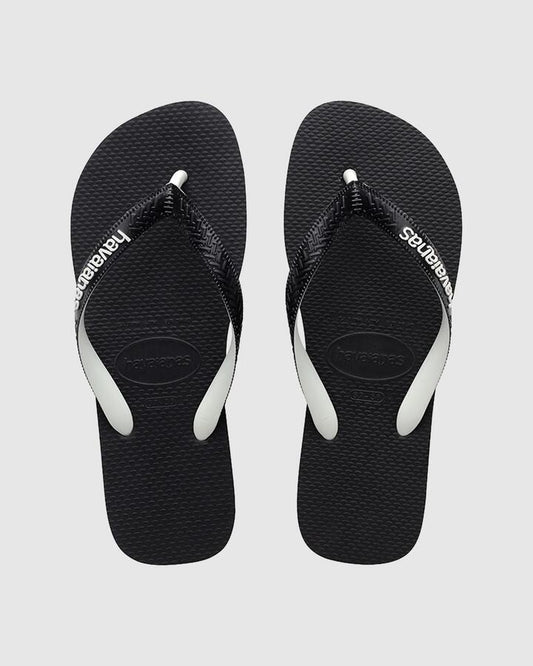 Image of Sandals. Productname: Havaianas Mens Top Mix Thongs Preto/Preto - in Preto/Preto colour by brand - Havaianas