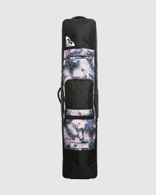 Image of Snowboards. Productname: Roxy Womens Vermont Wheelie Snowboard Bag Wild Wind Darknight - in Wild Wind Darknight colour by brand - Roxy