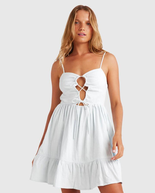 Image of Dresses. Productname: Roxy Womens Jasmine Breeze Mini Dress Cooling Spray - in Cooling Spray colour by brand - Roxy