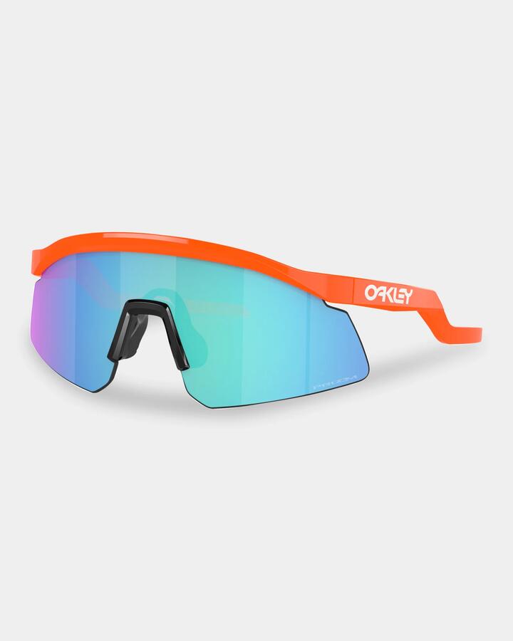 Image of Sunglasses. Productname: Oakley Hydra Oversized Sunglasses Neon Orange Sapphire - in Neon Orange Sapphire colour by brand - Oakley