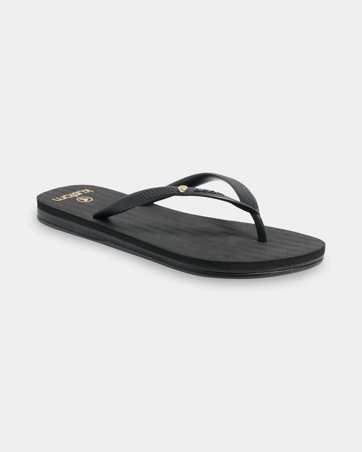 Image of Sandals. Product name - Kustom Womens Infinity Thongs Black To Floor in Black To Floor colour by brand - Kustom