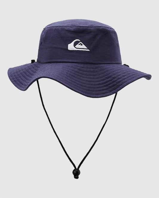 Image of Hats. Productname: Quiksilver Mens Bushmaster Safari Boonie Hat Insignia Blue - in Insignia Blue colour by brand - Quiksilver