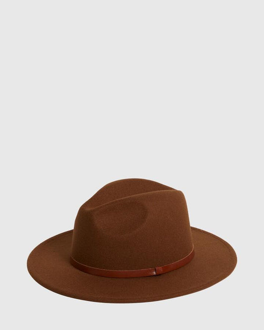 Image of Hats. Productname: Quiksilver Mens Waterman Festival Felt Hat Rubber - in Rubber colour by brand - Quiksilver