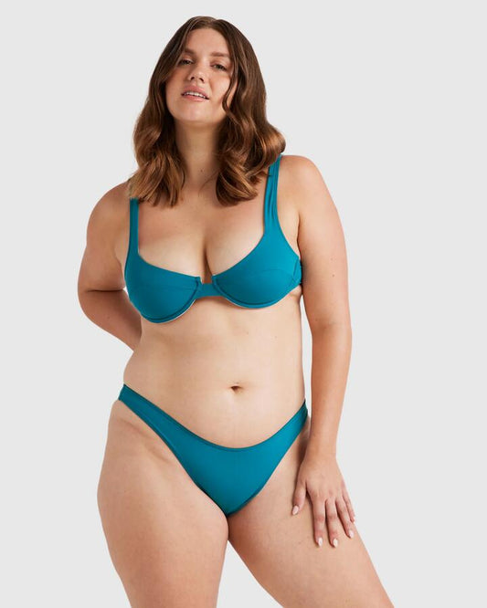 Image of Swimwear. Productname: Billabong Womens Sol Searcher Hike Bikini Bottom South Pacific - in South Pacific colour by brand - Billabong
