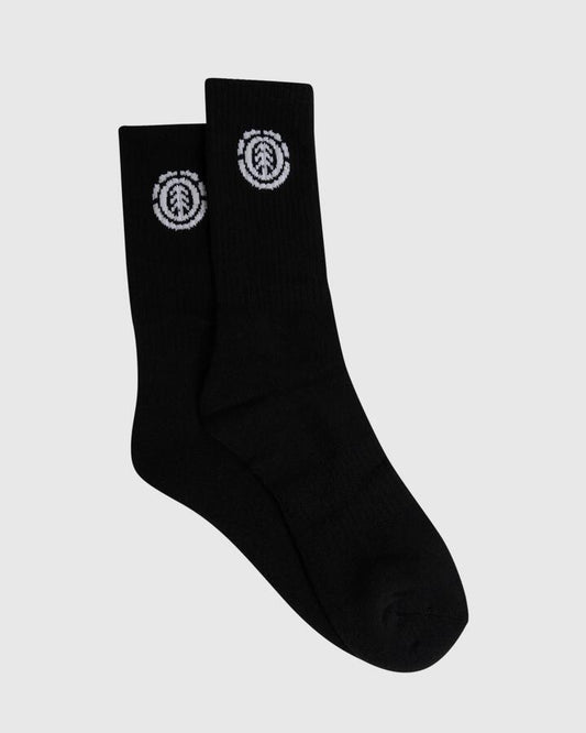 Image of Socks. Productname: Element Mens Sport Crew Socks Black - in Black colour by brand - Element