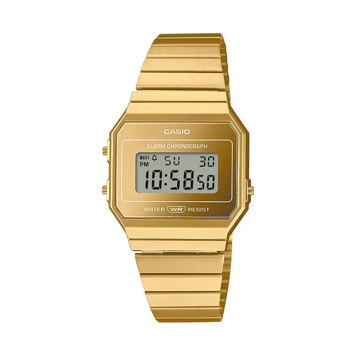 Image of Watches. Product name - Casio Digital Vintage Gold Tone Watch A700WEVG-9A in colour by brand - Casio