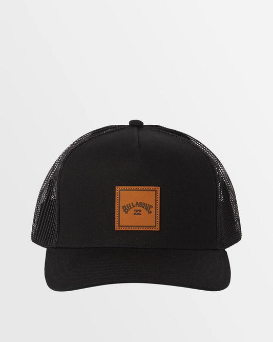Image of Hats. Productname: Billabong - Mens Stacked Trucker Hat - Black - in Black colour by brand - Billabong