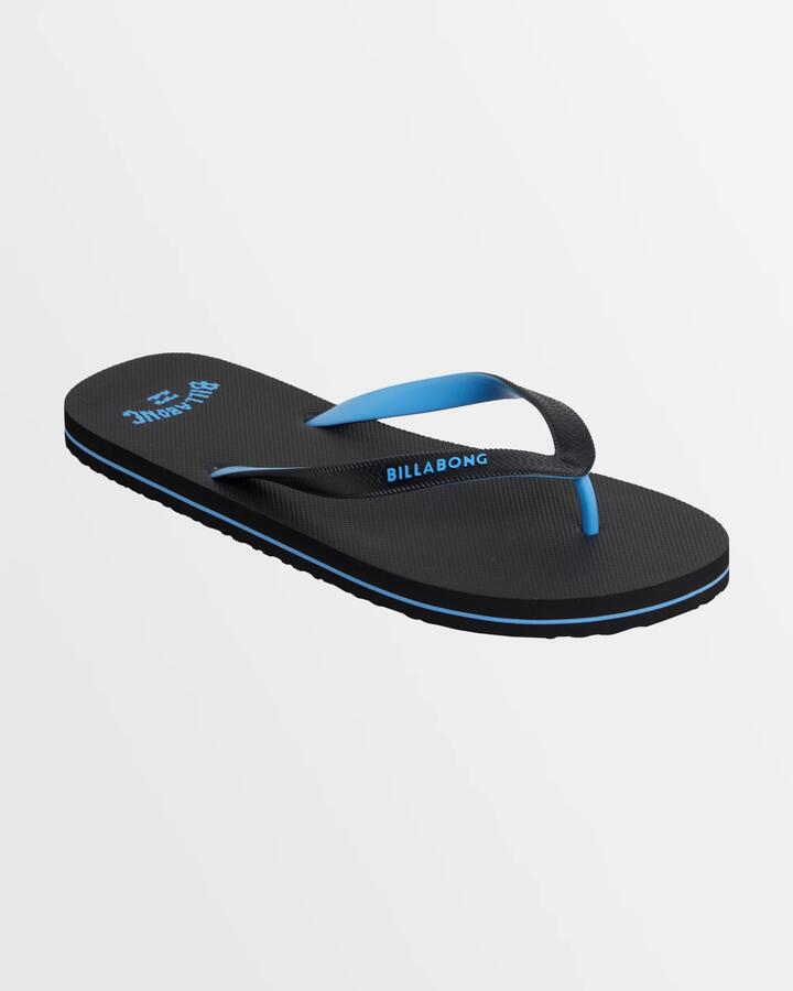 Image of Sandals. Product name - Billabong Mens Stacked Thongs Black/Blue 2 in Black/Blue 2 colour by brand - Billabong