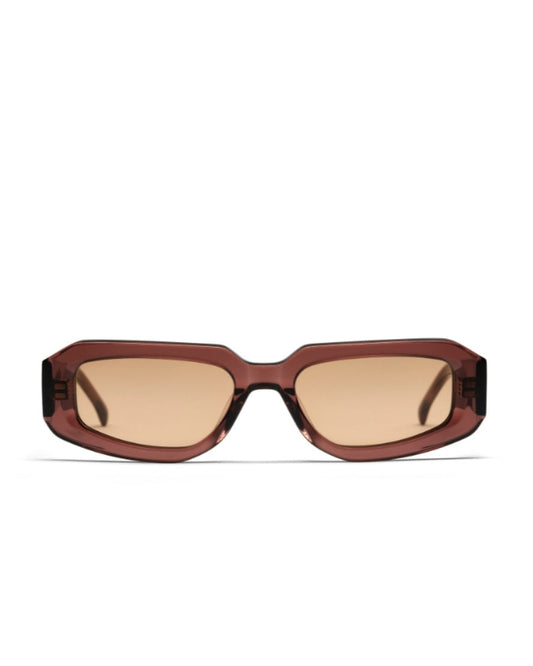 Image of Accessories. Product name - Roux Sunglasses Brown in colour by brand - Blanca Studio