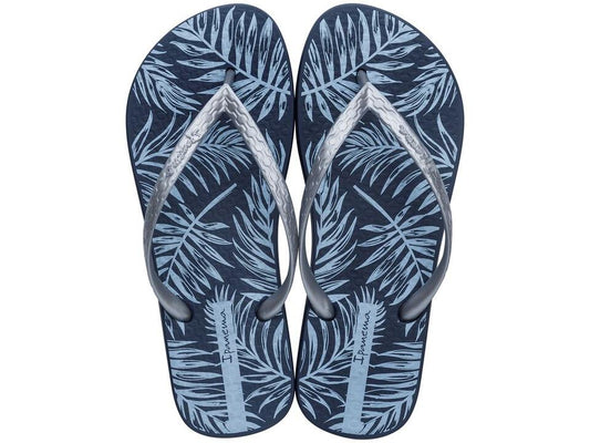 Image of Sandals. Product name - Oasis Women's Ipanema BLUE/SILVER GRENDENE in Blue/Silver colour by brand - IPANEMA