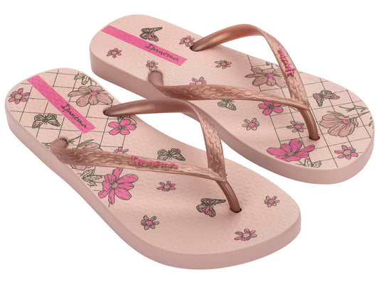 Image of Sandals. Product name - Oasis Women's Ipanema METALLIC PINK GRENDENE in Metallic Pink colour by brand - IPANEMA