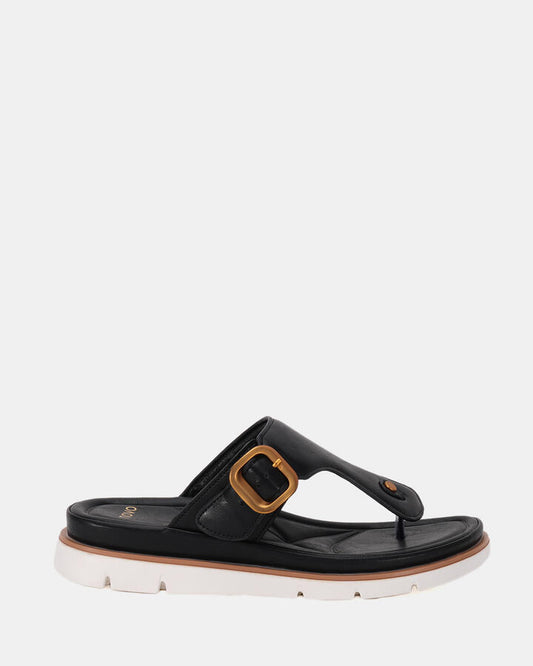 Image of Boots. Product name - Silvena Women's Wedge BLACK Novo Wedges in Black colour by brand - NOVO