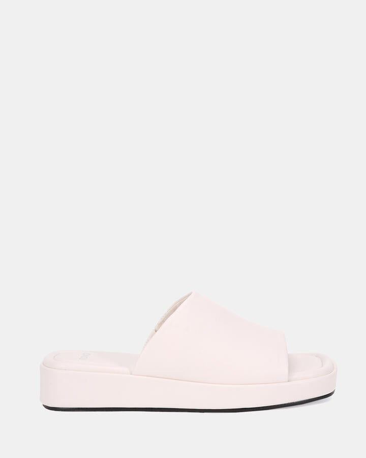 Image of Boots. Product name - Byte Women's Wedge WHITE Novo Wedges in White colour by brand - NOVO