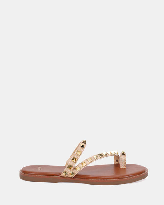 Image of Sandals. Product name - Treglio Women's Thongs RAFFIA Novo Thongs in Raffia colour by brand - NOVO