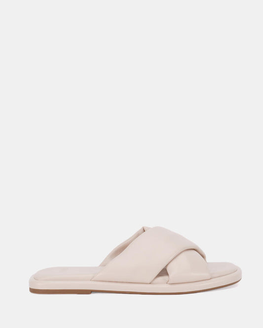 Image of Sandals. Product name - Renley Women's Thongs CREAM Novo Thongs in Cream colour by brand - NOVO