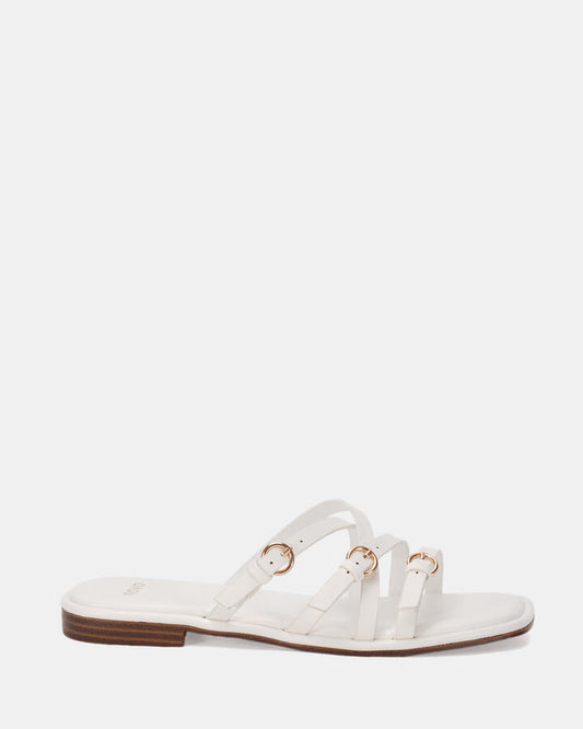 Image of Sandals. Product name - Ridley Women's Thongs WHITE Novo Thongs in White colour by brand - NOVO