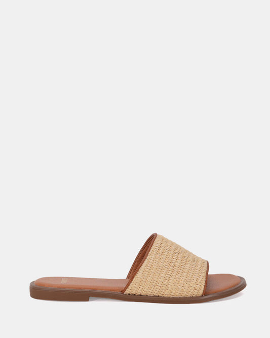 Image of Sandals. Product name - Rune Women's Thongs BEIGE Novo Thongs in Beige colour by brand - NOVO