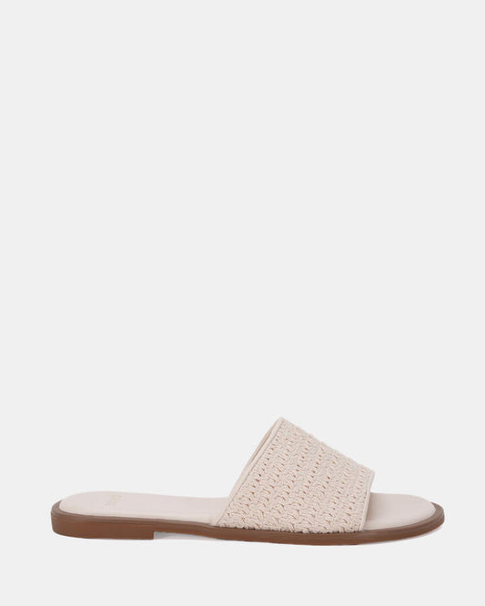 Image of Sandals. Product name - Rune Women's Thongs NATURAL RAFFIA Novo Thongs in Natural Raffia colour by brand - NOVO