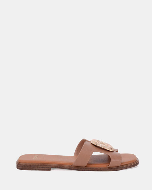 Image of Sandals. Product name - Raya Women's Thongs NUDE Novo Thongs in Nude colour by brand - NOVO