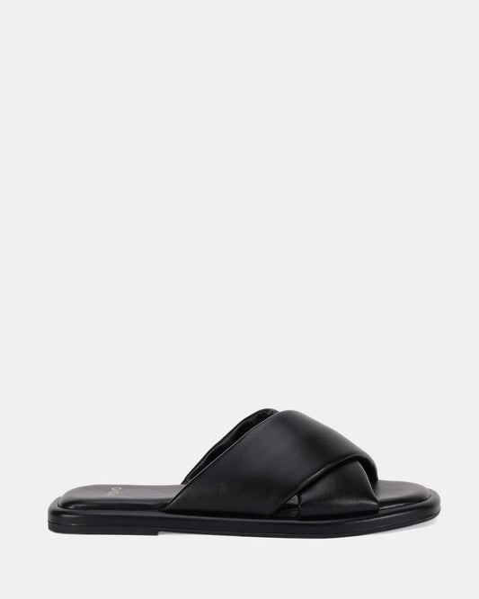 Image of Sandals. Product name - Renley Women's Thongs BLACK Novo Thongs in Black colour by brand - NOVO