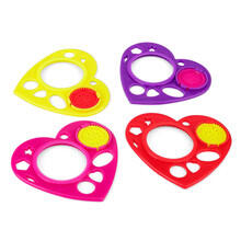 Image of Toys. Product name - Heart Shaped Stencils For Kids 4pcs in colour by brand - Toymate