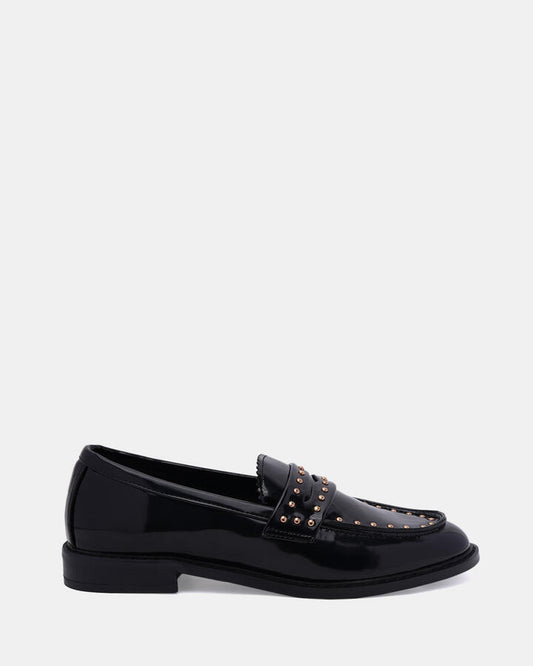 Image of Flats. Product name - Camaro Women's Casual Flat Closed BLACK Novo Casual in Black colour by brand - NOVO