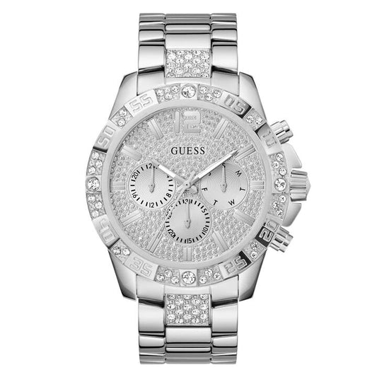 Image of Watches. Productname: Guess Trend Majestic Trend Silver-Tone Multi-function Men's Watch GW0796G1 in Watch colour by brand - Guess