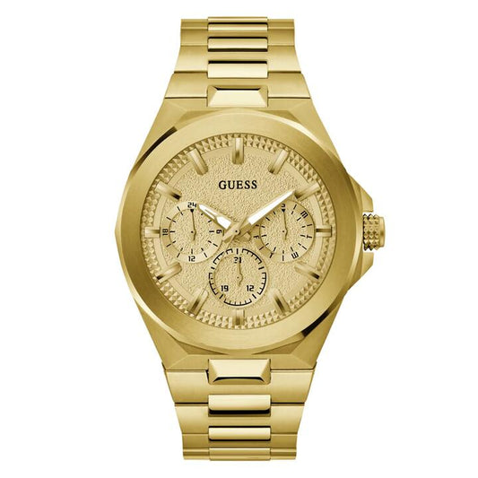 Image of Watches. Productname: Guess Sport Dashboard Sport Gold-Tone Multi-function Men's Watch GW0798G2 in Watch colour by brand - Guess