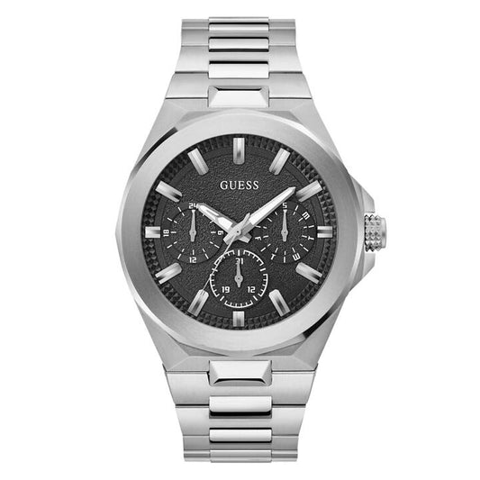 Image of Watches. Productname: Guess Sport Dashboard Sport Silver-Tone Multi-function Men's Watch GW0798G1 in Watch colour by brand - Guess