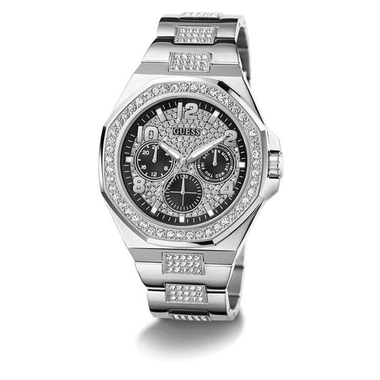 Image of Watches. Productname: Guess Trend Empire Trend Silver-Tone Multi-function Men's Watch GW0785G3 in Watch colour by brand - Guess