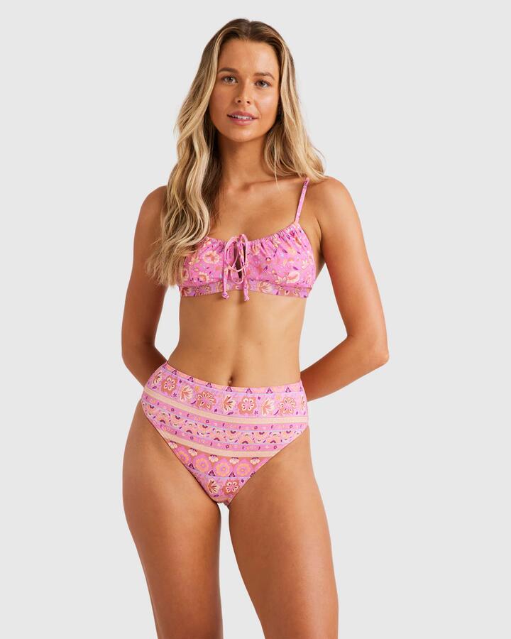 Image of Swimwear. Productname: Billabong - Womens Sol Song Hi Maui Bikini Bottom - Multi - in Multi colour by brand - Billabong