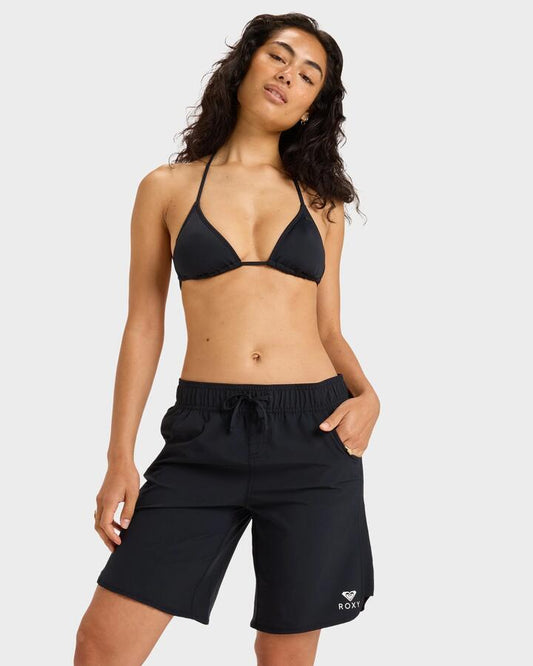 Image of Swimwear. Productname: Roxy - Womens Roxy Wave 9" Boardshorts - Anthracite - in Anthracite colour by brand - Roxy