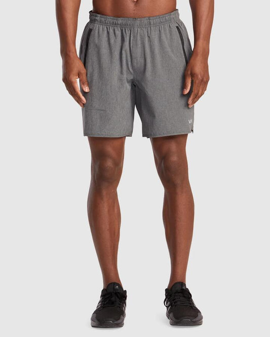 Image of Accessories. Productname: RVCA - Mens Yogger Stretch Walkshorts - Charcoal Heather - in Charcoal Heather colour by brand - RVCA