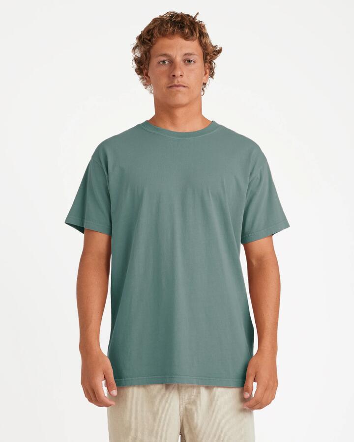 Image of T-Shirts. Product name - Billabong Mens Premium Wave T-Shirt Marine Green in Marine Green colour by brand - Billabong