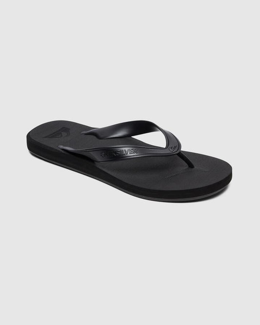 Image of Sandals. Productname: Quiksilver Mens Carver Deluxe Sandals Black/Black/Brown - in Black/Black/Brown colour by brand - Quiksilver