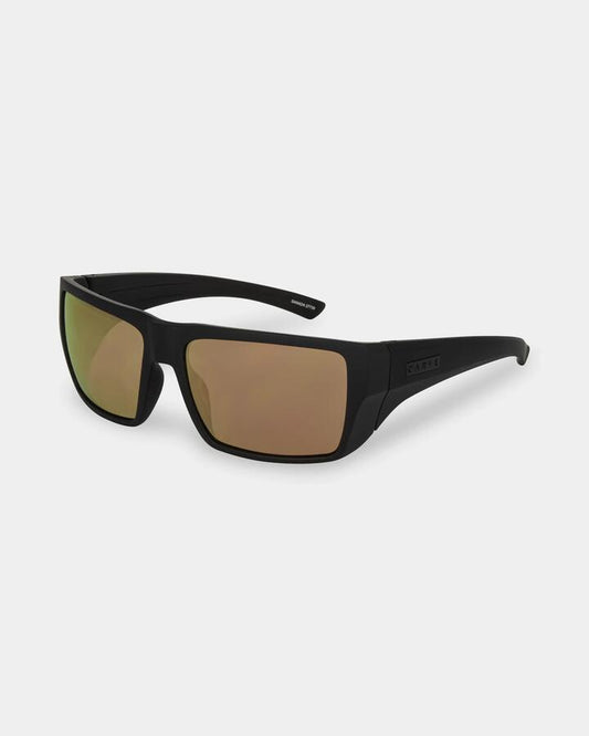 Image of Sunglasses. Productname: Carve - Sanada Square Sunglasses - Matt Black Copper Ir - in Matt Black Copper Ir colour by brand - Carve