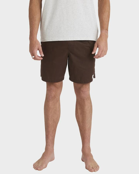 Image of Swimwear. Productname: Von Zipper - Mens Salty Dogs Boardshorts - Chocolate - in Chocolate colour by brand - Von Zipper