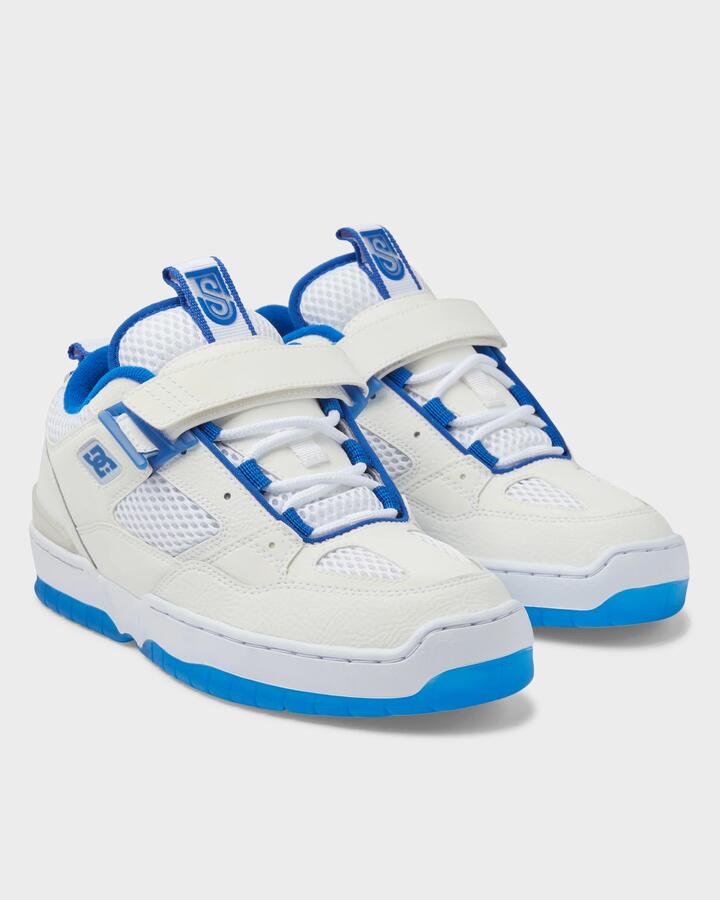 Image of Sneakers. Productname: DC Shoes - Mens Js 1 Sneakers - White/Blue - in White/Blue colour by brand - DC Shoes