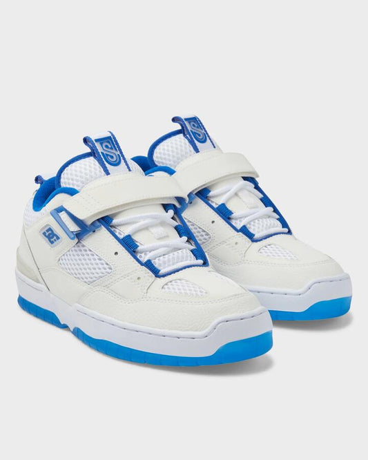 Image of Sneakers. Productname: DC Shoes - Mens Js 1 Sneakers - White/Blue - in White/Blue colour by brand - DC Shoes