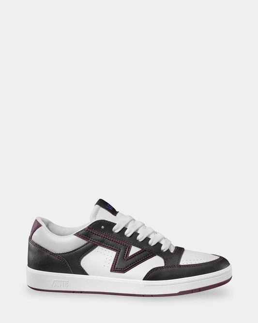 Image of Sneakers. Product name - Vans Mens Lowland Comfycush Sneakers Black Cherry Black in Black Cherry Black colour by brand - Vans