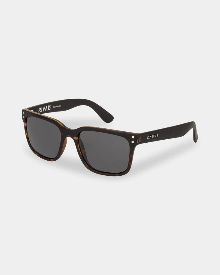 Image of Sunglasses. Productname: Carve - Rival Polarized Sunglasses - Tort Black - in Tort Black colour by brand - Carve