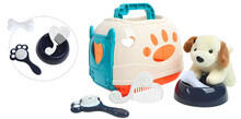 Image of Dolls. Product name - Plush Kitten Care Carrier Set with Accessories 5pcs in colour by brand - Toymate
