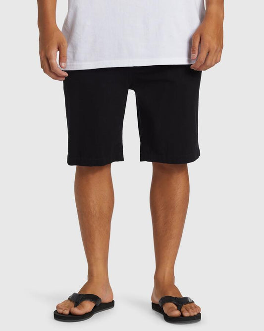 Image of Accessories. Productname: Quiksilver - Mens Everyday Union 20" Walkshorts - Black - in Black colour by brand - Quiksilver