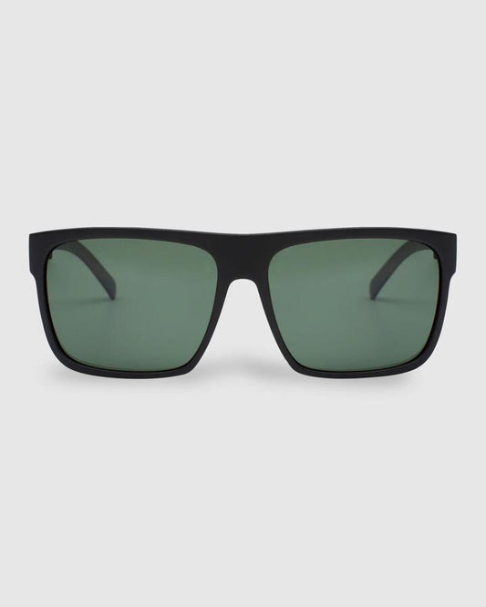 Image of Sunglasses. Productname: Otis - After Dark Square Sunglasses - Matte Black/Green - in Matte Black/Green colour by brand - Otis