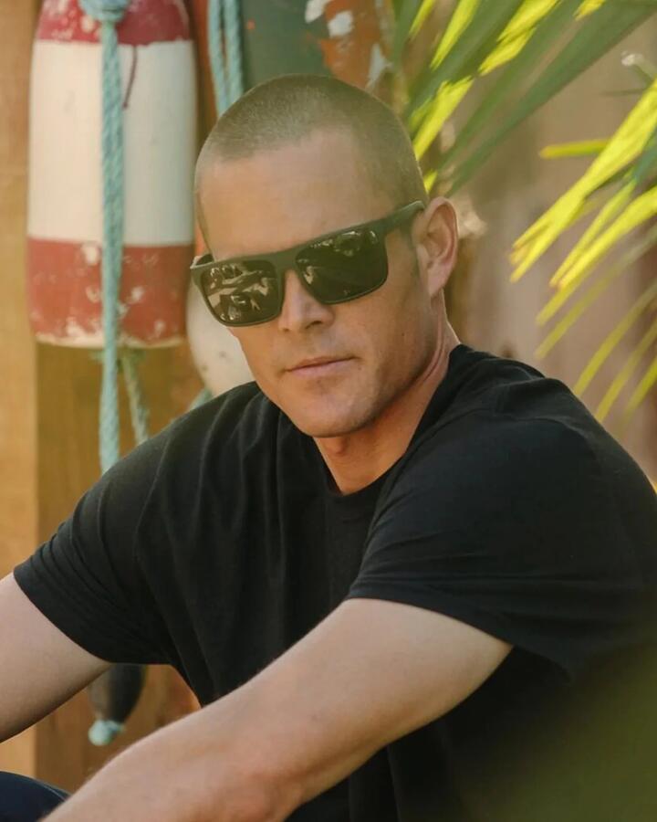 Image of Sunglasses. Product name - Otis After Dark X Sunglasses Matte Black/Grey Pol in Matte Black/Grey Pol colour by brand - Otis